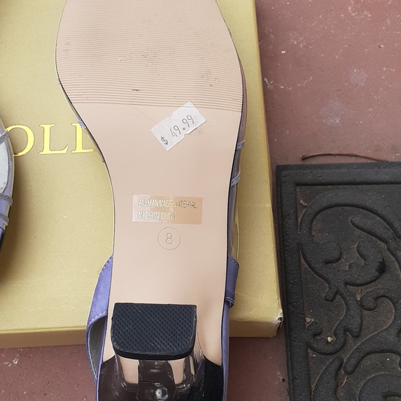 Lavender Open Toe Pumps (Free with Dress) - Picture 3 of 4